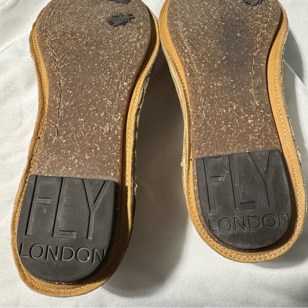 Fly London Flats Light Brown Size 37 (6.5) Leather - Picture 8 of 10